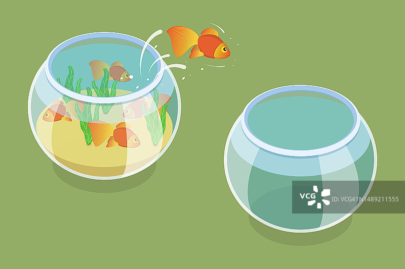 更美好的地方2.5D扁平矢量概念插画图片素材