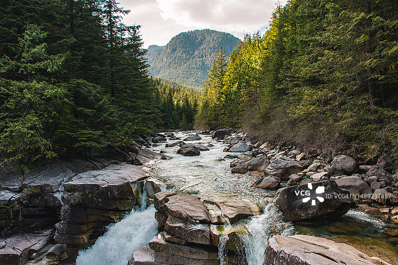 金耳朵公园瀑布图片素材