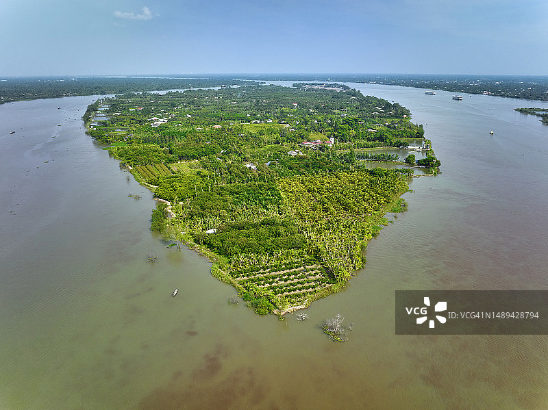 越南湄公河三角洲图片素材