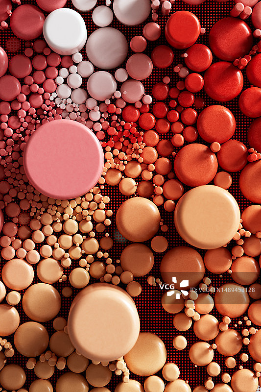 彩色圆柱体的数字图像图片素材