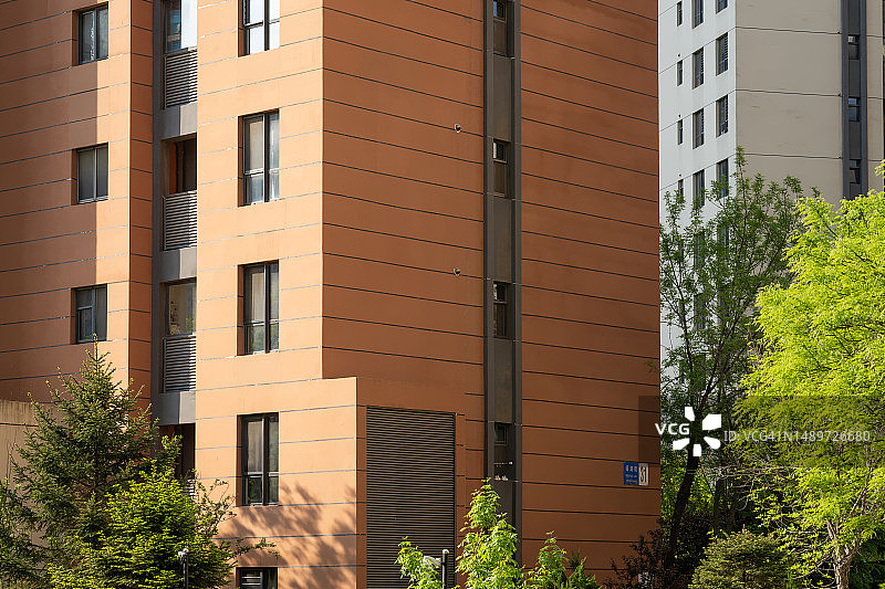 中国大连的公寓楼图片素材