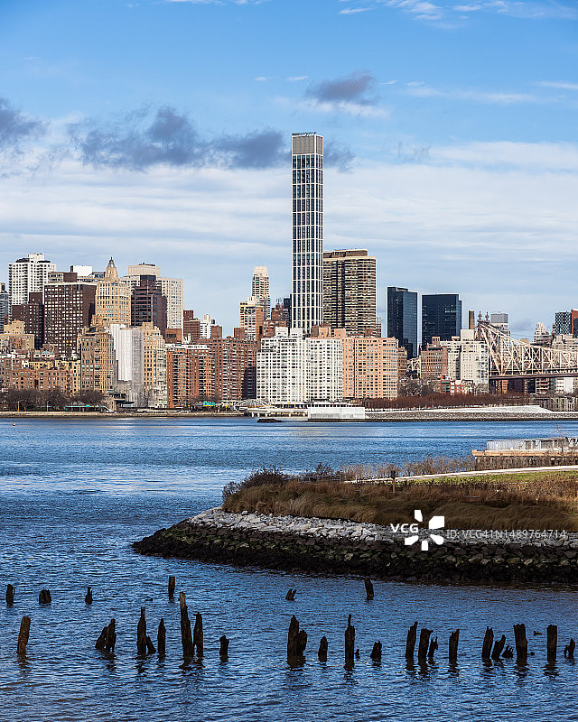 纽约曼哈顿萨顿广场阳光景观图片素材