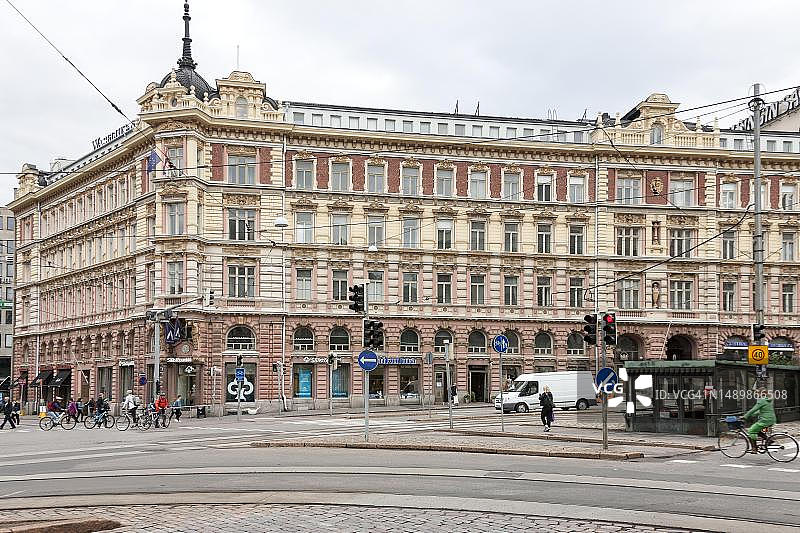 芬兰赫尔辛基市中心图片素材