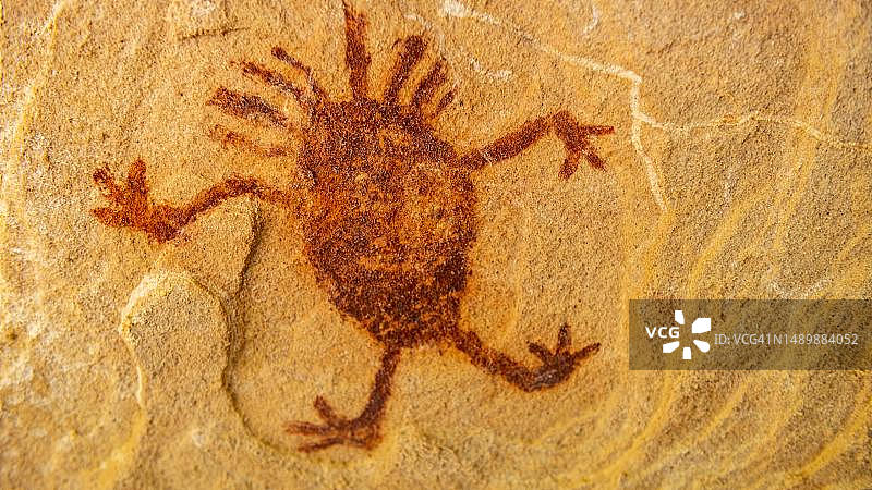 巴西塞拉达卡皮瓦拉国家公园岩画图片素材