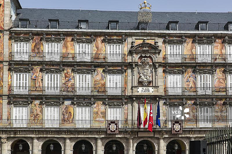 面包房之家，主广场，西班牙马德里图片素材