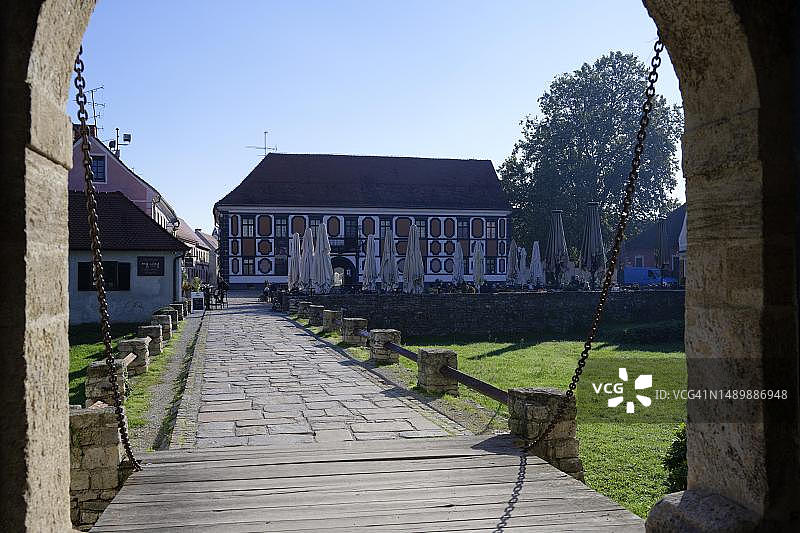 克罗地亚瓦拉日丁斯坦西卡广场图片素材