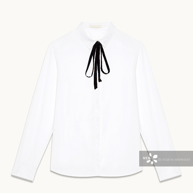 带有蝴蝶结的白色绉纱围裙图片素材