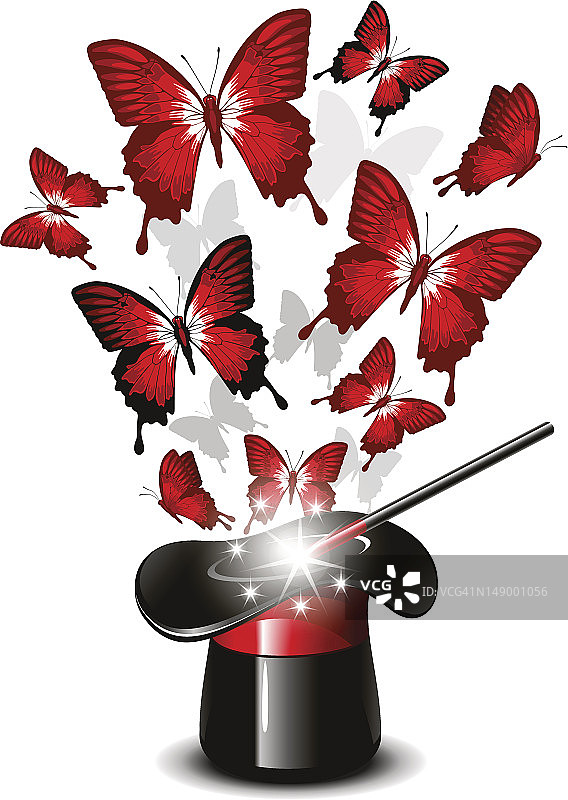 魔术师的帽子图片素材