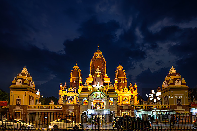 拉克希米纳拉扬神庙或比尔拉神庙图片素材