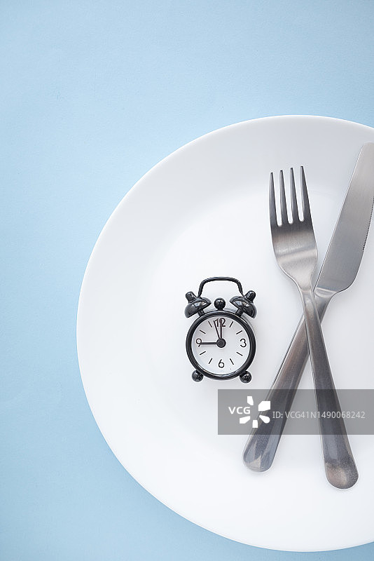 16:8间歇性禁食概念图片素材