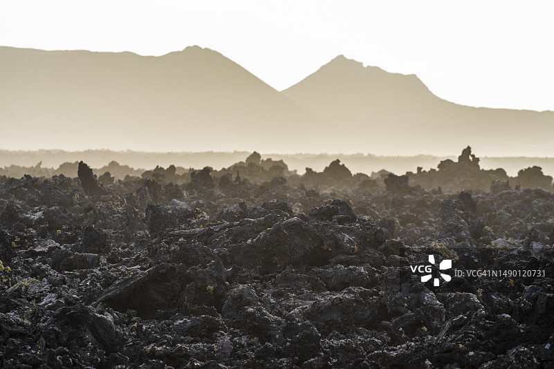 火山熔岩图片素材