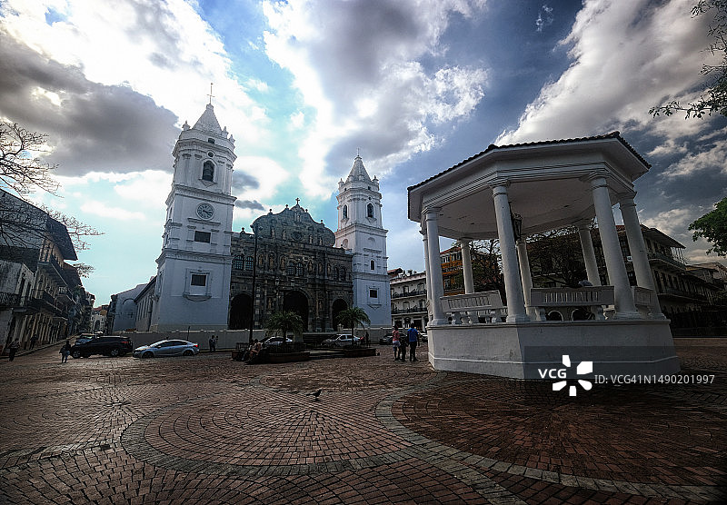 巴拿马城的老城区图片素材