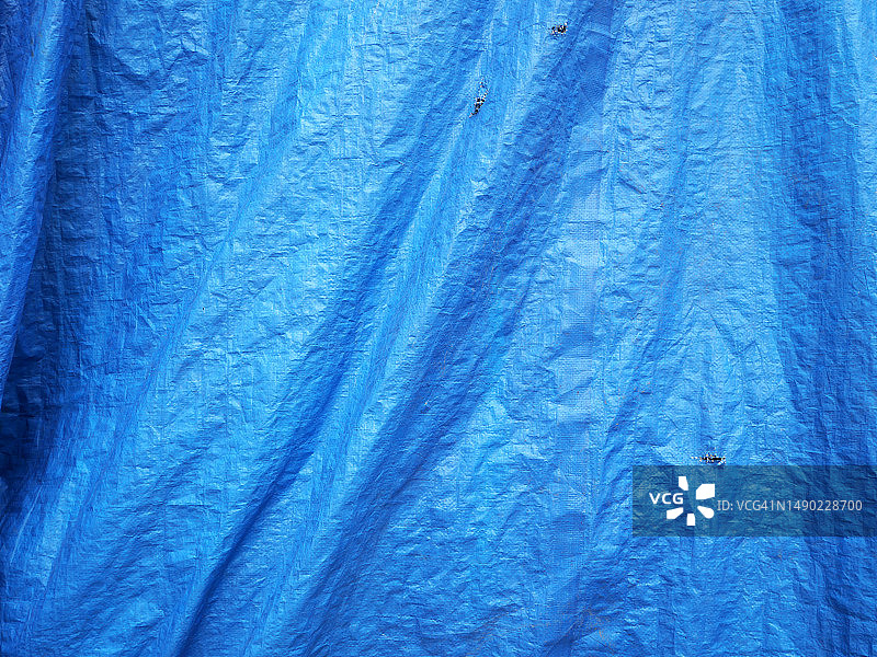 巴黎蓝色塑料布图片素材