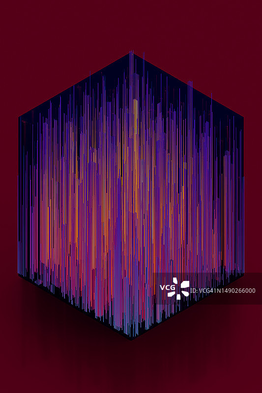 几何形状复古海报图片素材