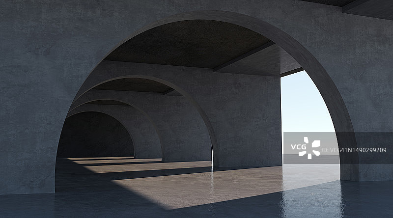 3D渲染建筑背景图片素材