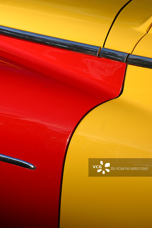 红黄色出租车图片素材