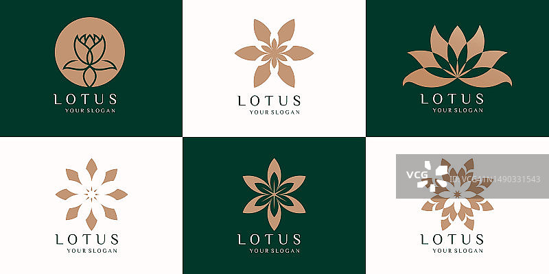 莲花Logo矢量设计图片素材