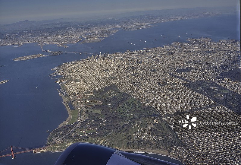 旧金山鸟瞰图片素材