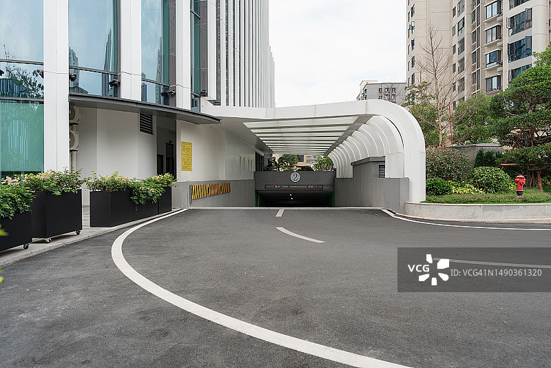 地下车库入口图片素材
