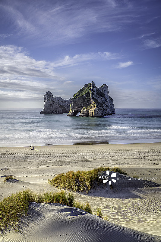 新西兰瓦拉里基海滩图片素材