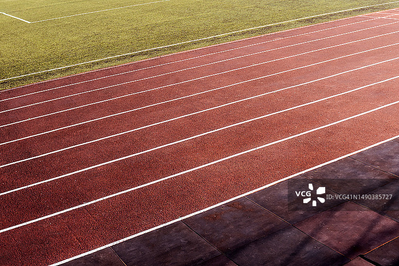 俄罗斯跑道高角度视图图片素材