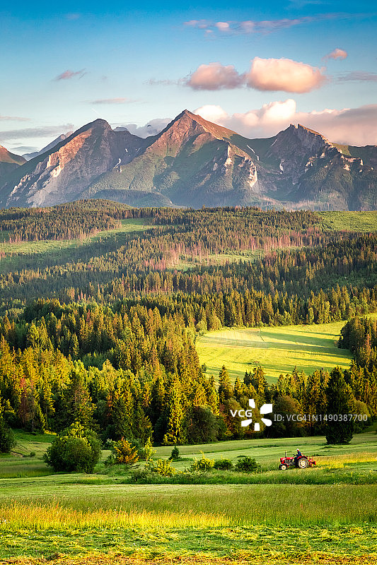 美国的风景和山脉图片素材