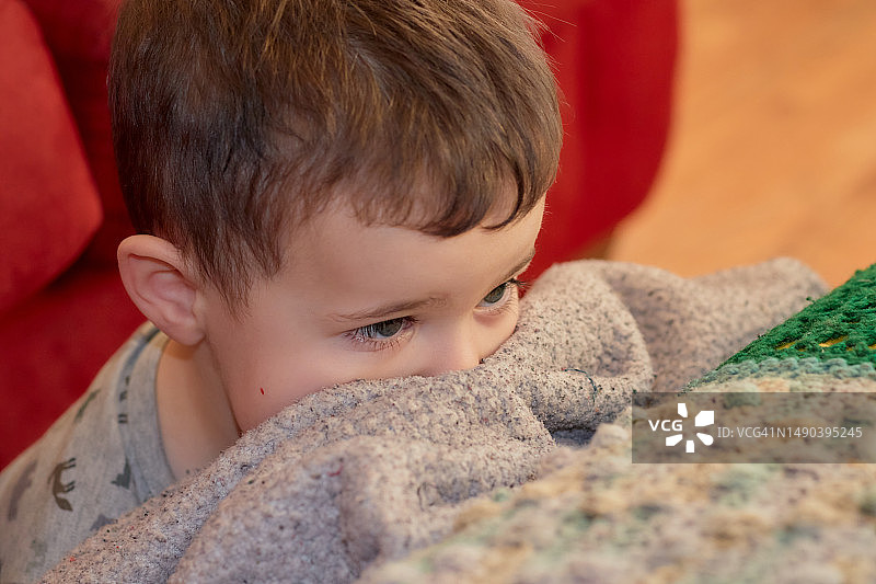 纽约年轻男孩肖像图片素材