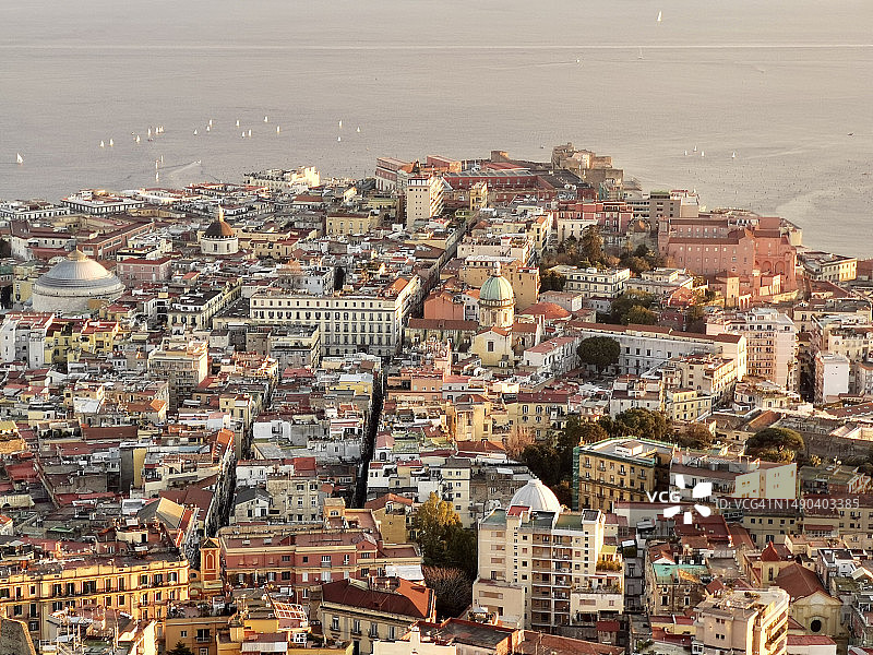 意大利那不勒斯全景图片素材