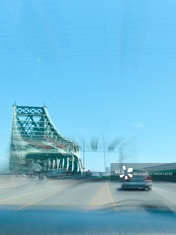 蒙特利尔雅克·卡蒂埃大桥图片素材