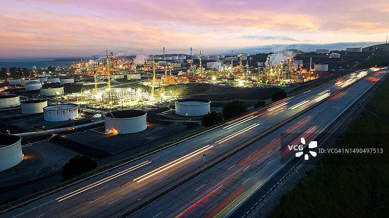 加利福尼亚罗迪欧炼油厂图片素材