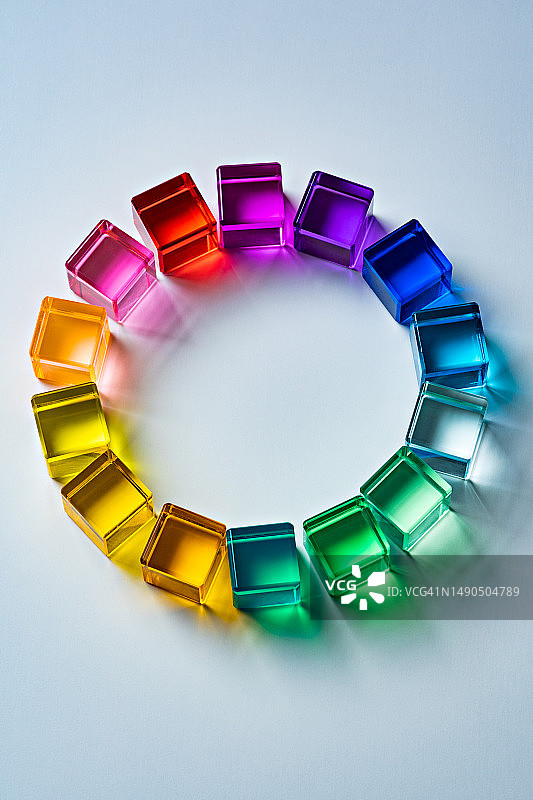 彩色圆圈图片素材