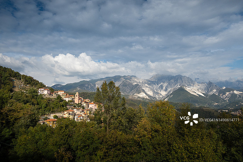 意大利卡拉拉:马萨-卡拉拉省图片素材