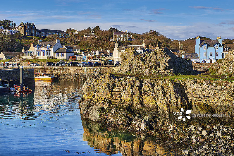 帕特里克港村庄港口图片素材