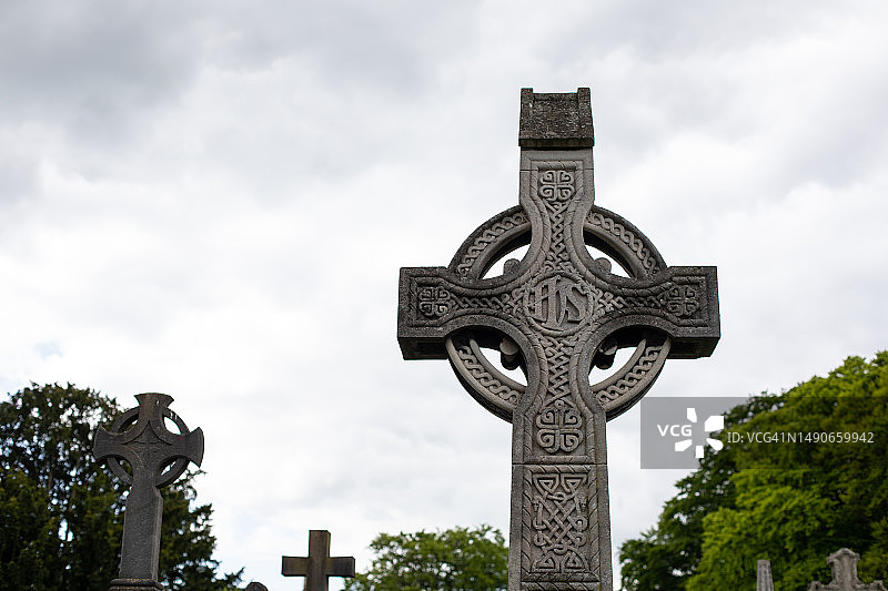 都柏林格拉斯内文公墓图片素材