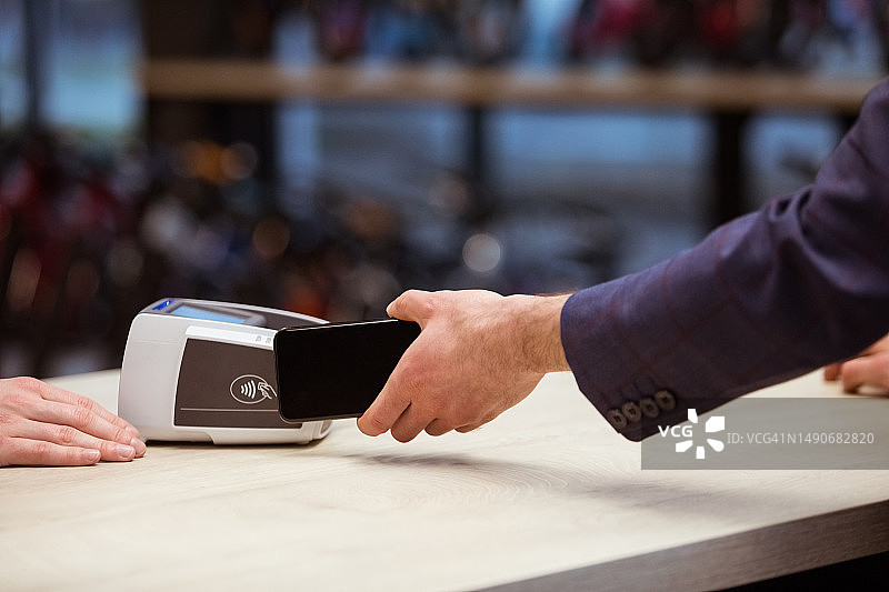 商店手机支付图片素材