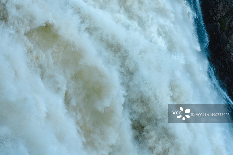 魁北克市蒙莫朗西瀑布风光图片素材