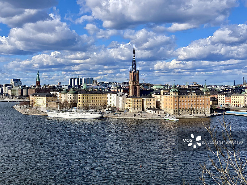 瑞典斯德哥尔摩：骑士岛和老城区岛图片素材