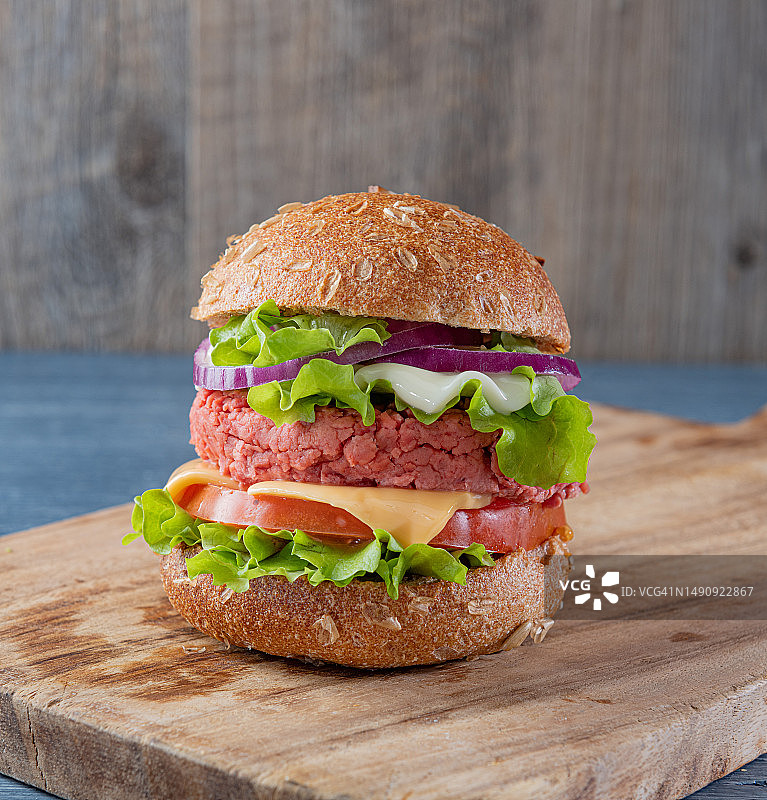 素食汉堡图片素材