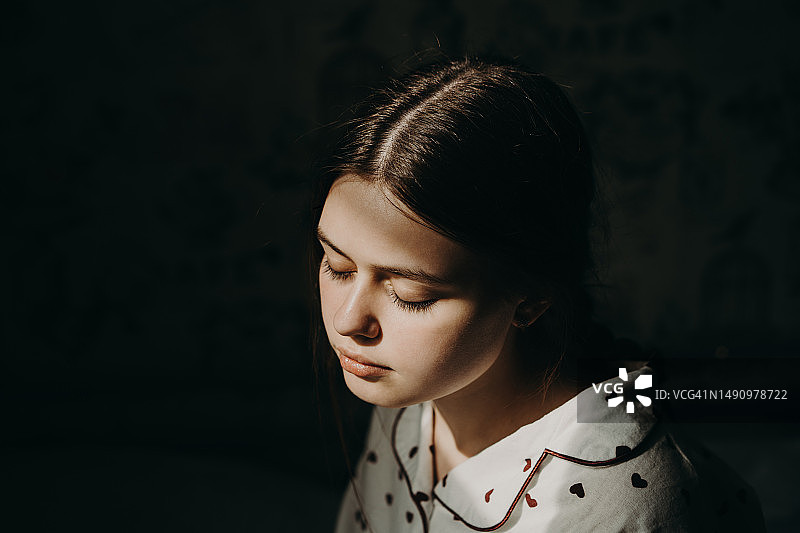 少女肖像图片素材