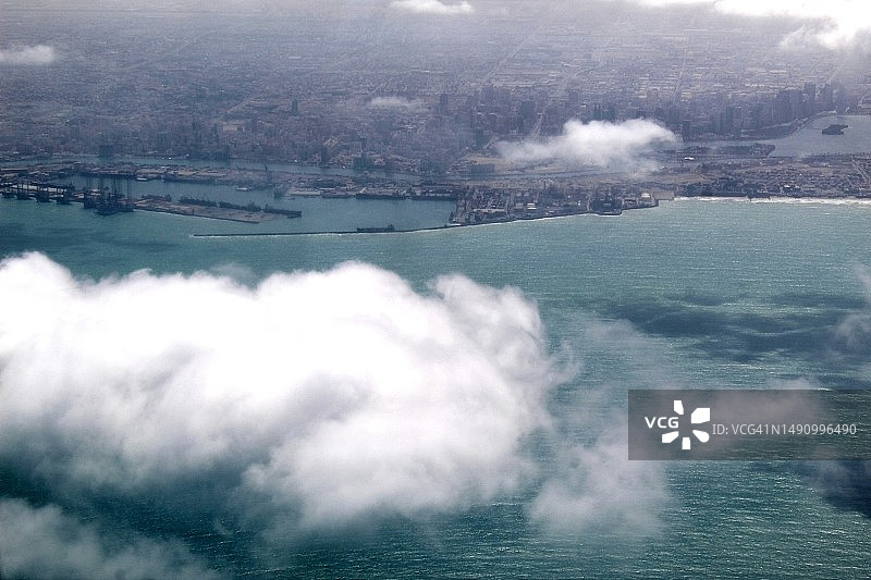 阿拉伯联合酋长国海空航拍景色图片素材