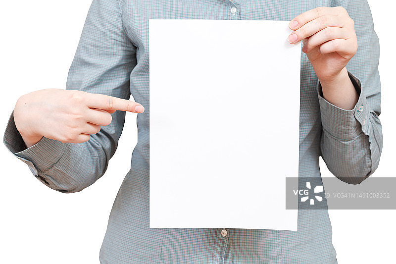 手指指向罗马尼亚的空白纸张图片素材