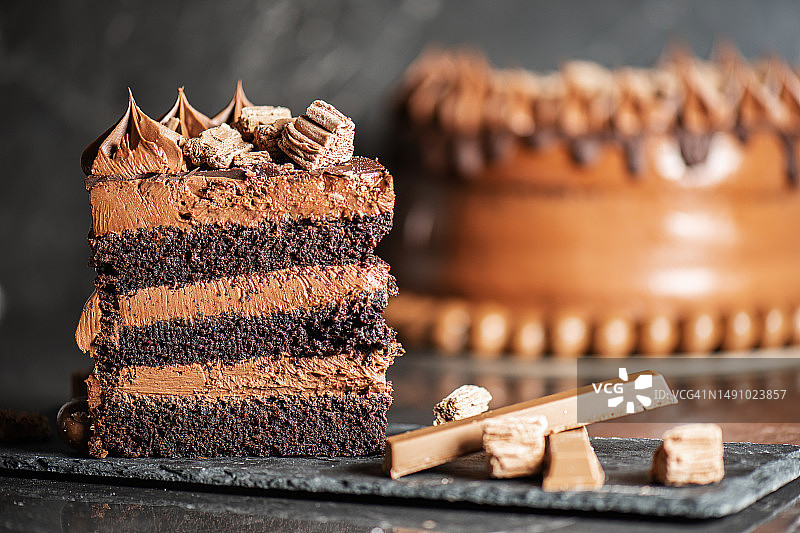 桌上蛋糕特写，澳大利亚图片素材