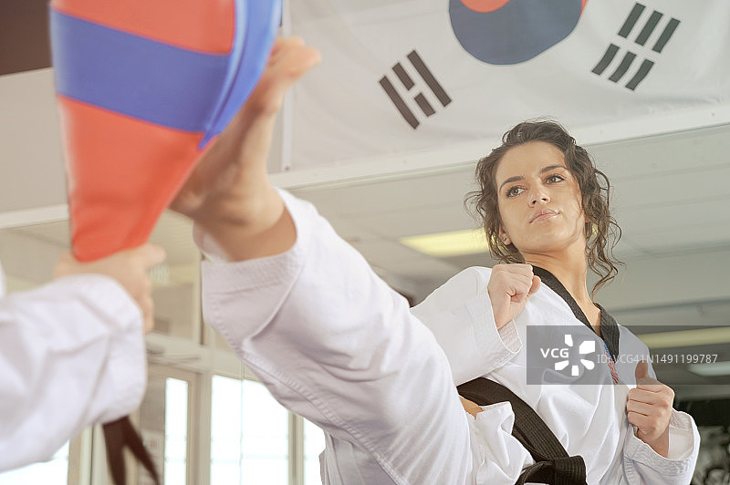 跆拳道目标图片素材