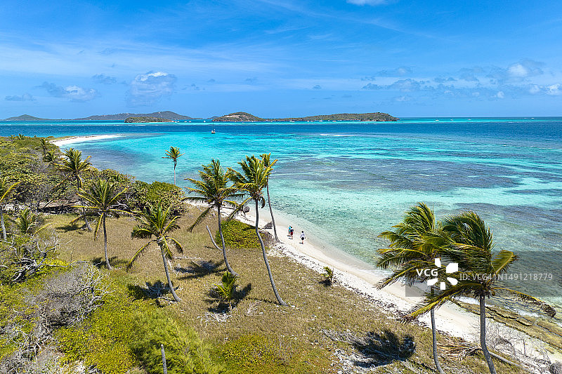 格林纳丁斯的色彩：人间天堂图片素材