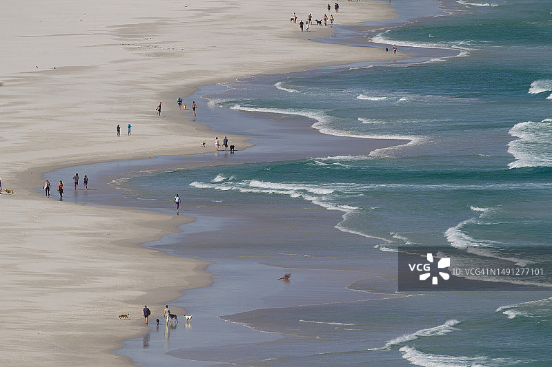 南非开普敦查普曼峰的诺德霍克海滩图片素材