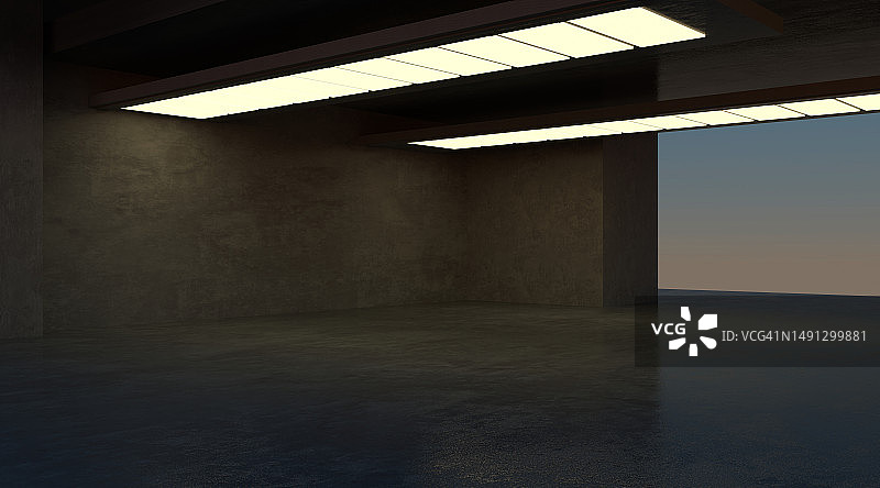 3D渲染建筑背景图片素材