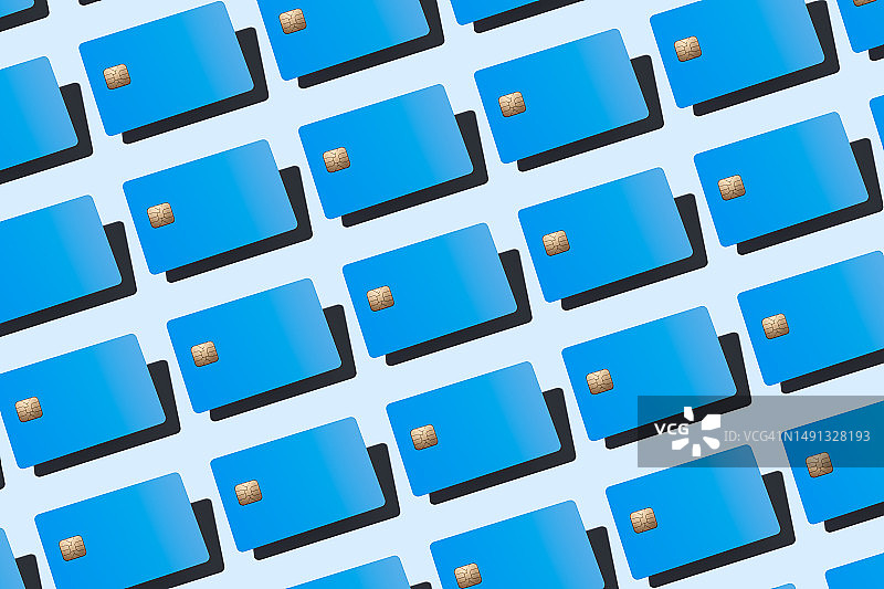 信用卡重复图案图片素材