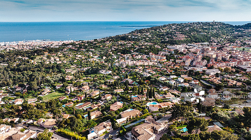 昂蒂布航拍图图片素材