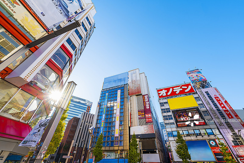 东京秋叶原电器街图片素材