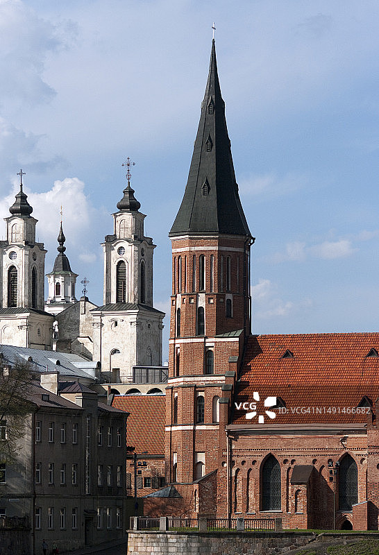 拉脱维亚的教堂建筑图片素材